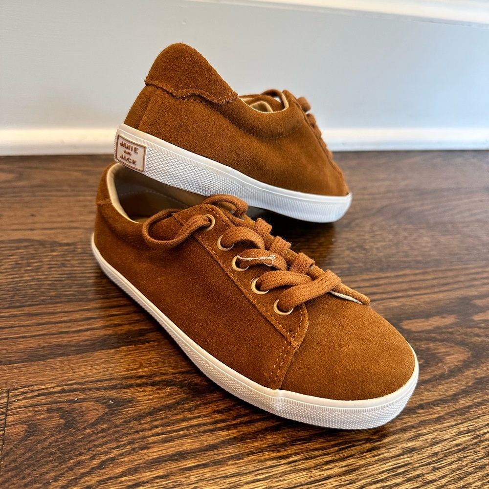 Janie & Jack little boys suede lace-up shoes, new without tags, size 12